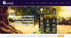 Desktop Screenshot of gaston.cz